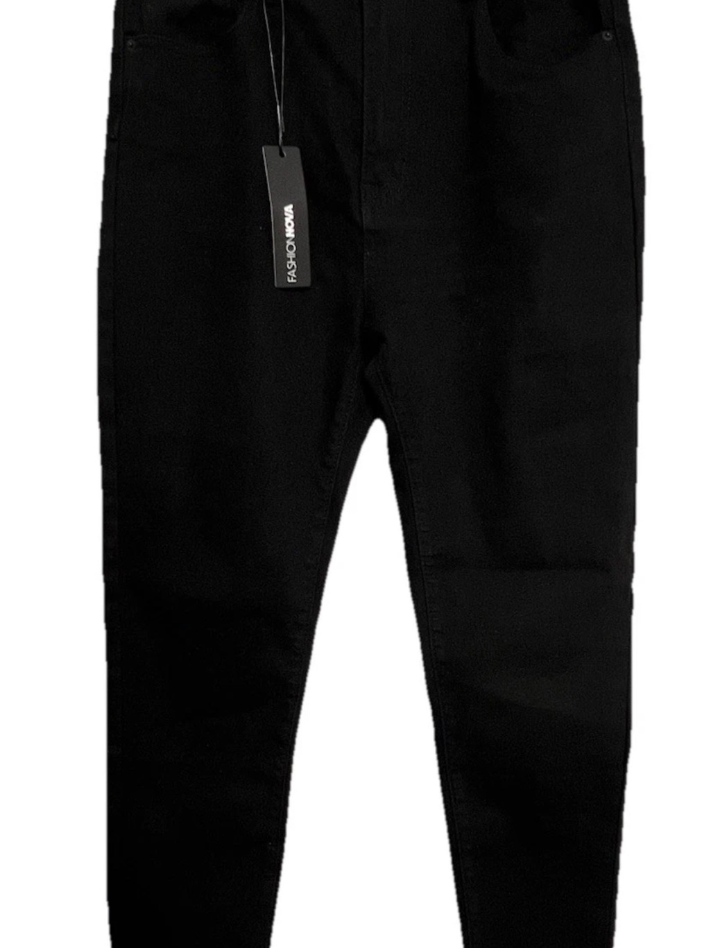 Fashion Nova Women's Harper High Rise Stretch Skinny Jeans Black Wash Size 13